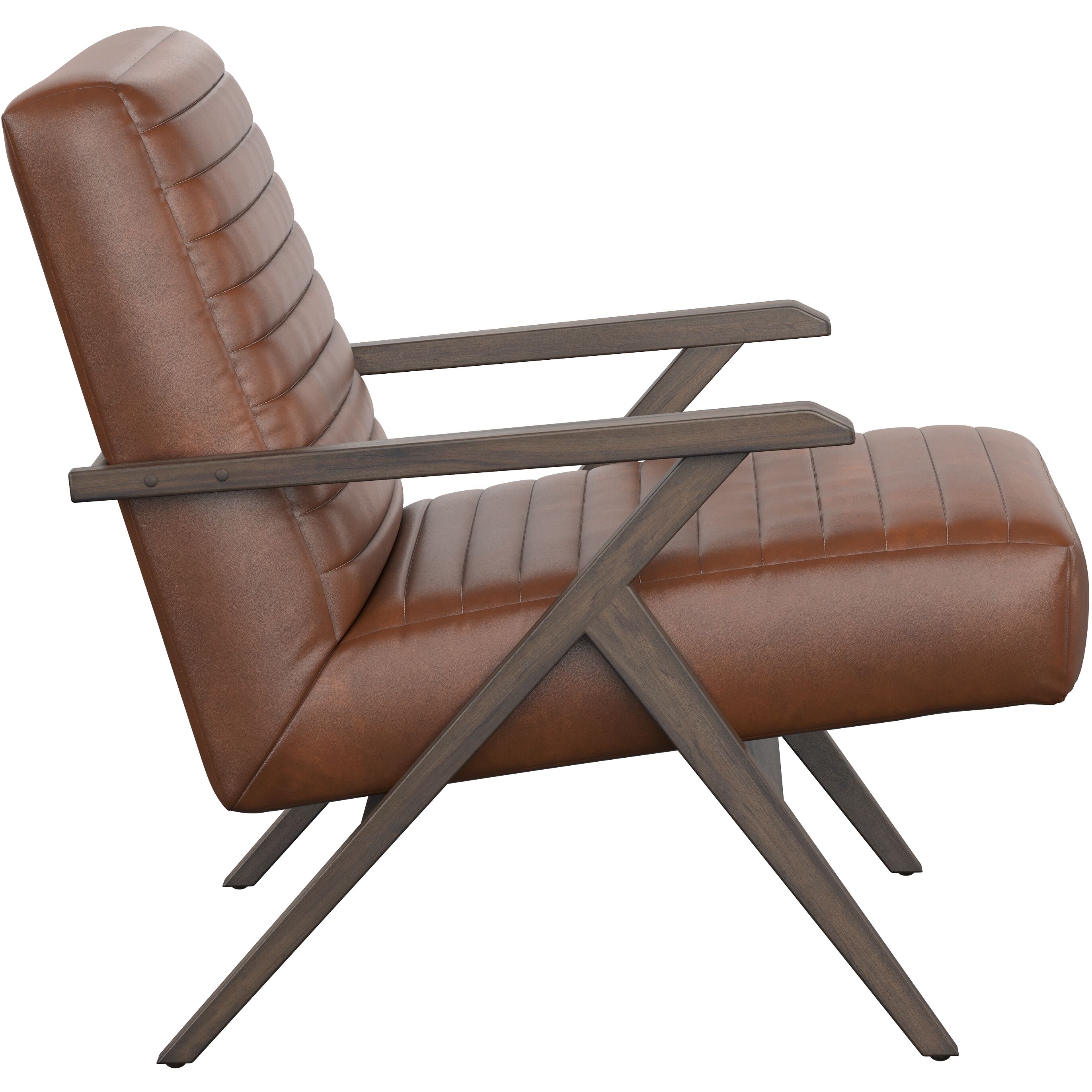 Peyton Bravo Cognac Lounge Chair